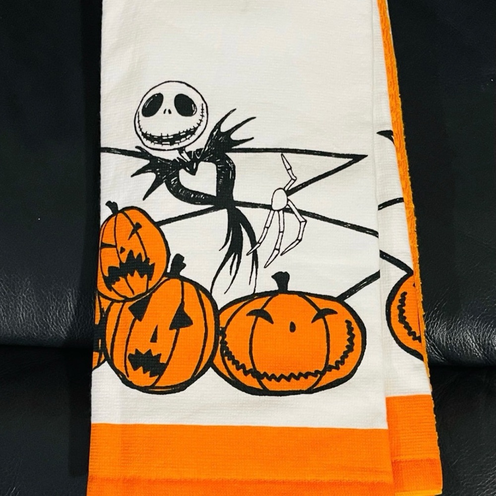 Halloween The Nightmare Before Christmas Kitchen Towels, Set of 3
